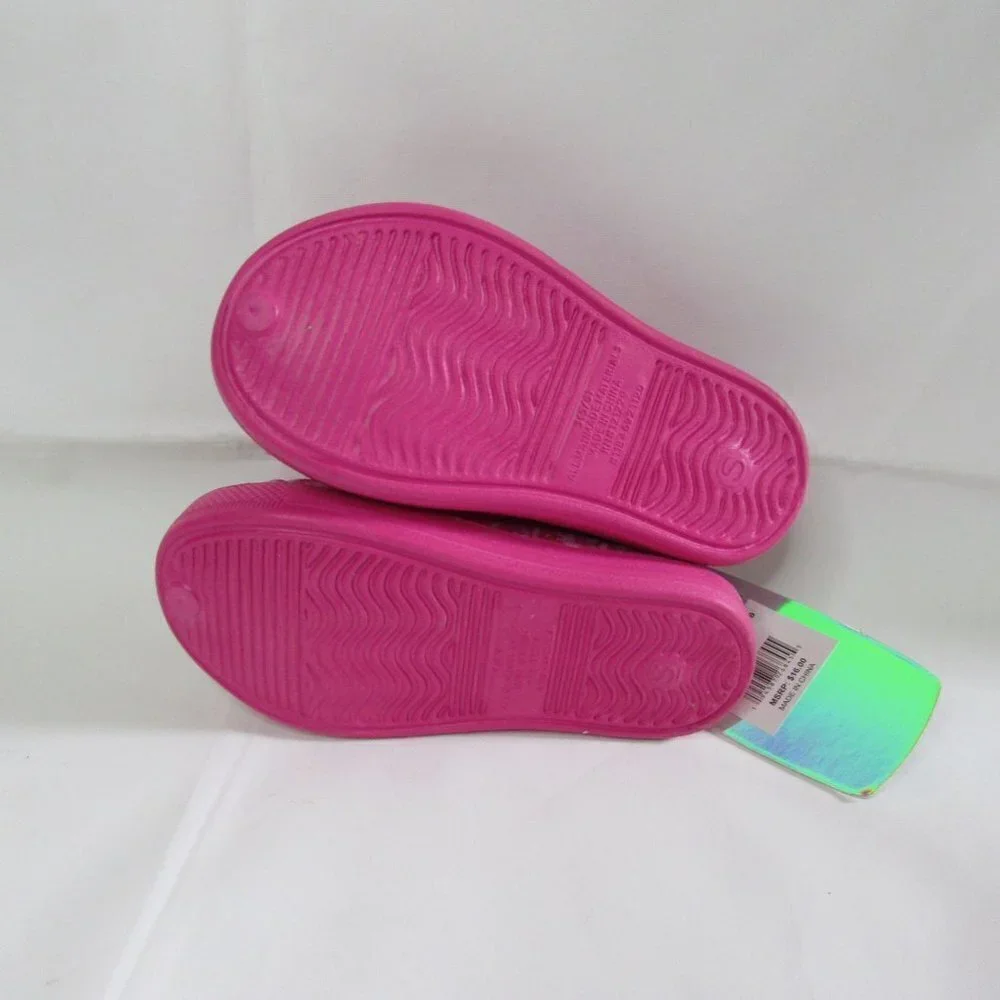 NWT Toddler 5/6 Girl's Delia's Slip on Perforated Clogs - Fuchsia
